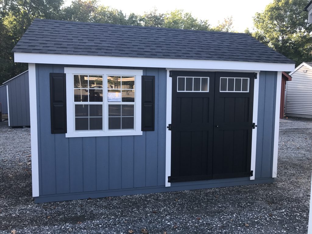 C9 – 10X16 Classic Cape shown in Duratemp Siding with (2) 24×36 ...