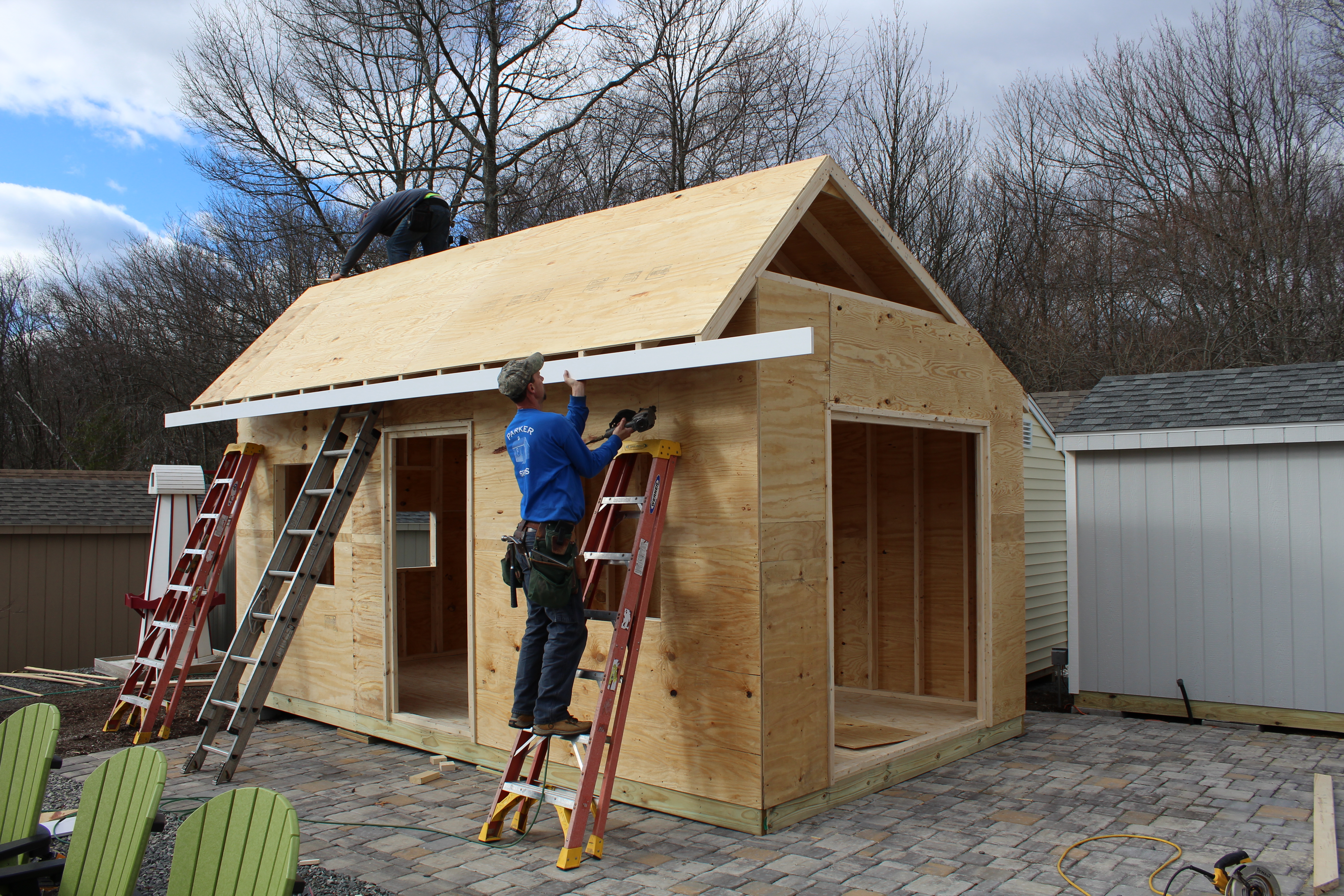 Building a Shed with Roof