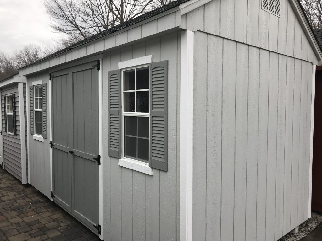 T5 – 8×14 Traditional Series Tall Wall Cape Shown In Duratemp Siding 