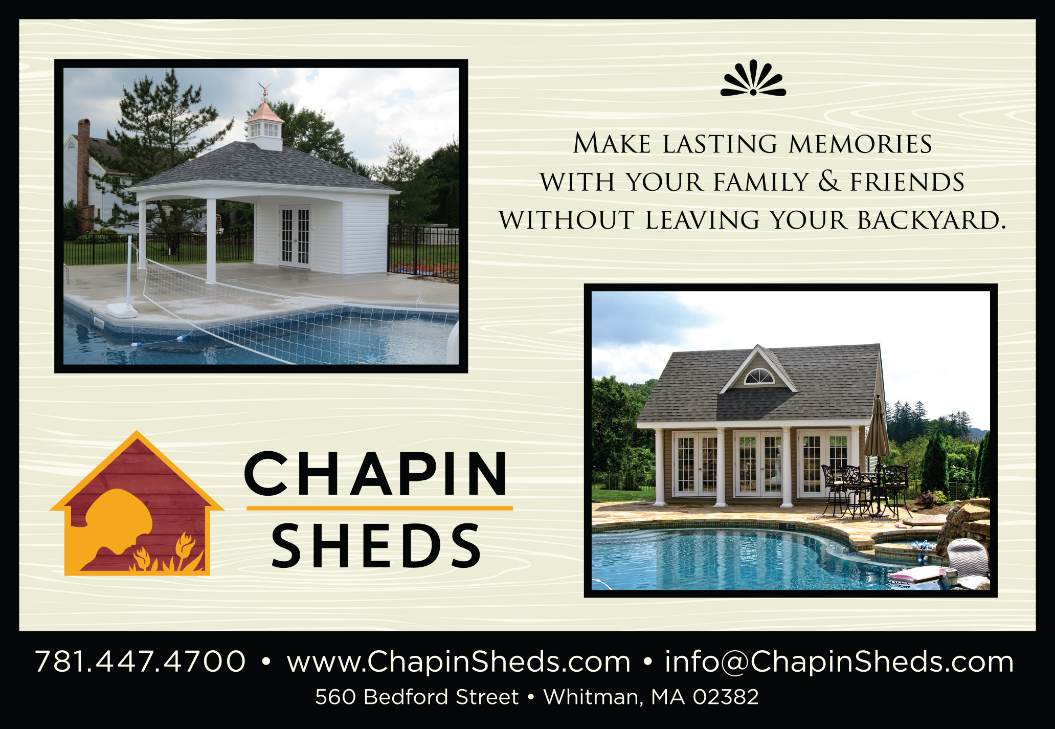 Chapin Shed Ad