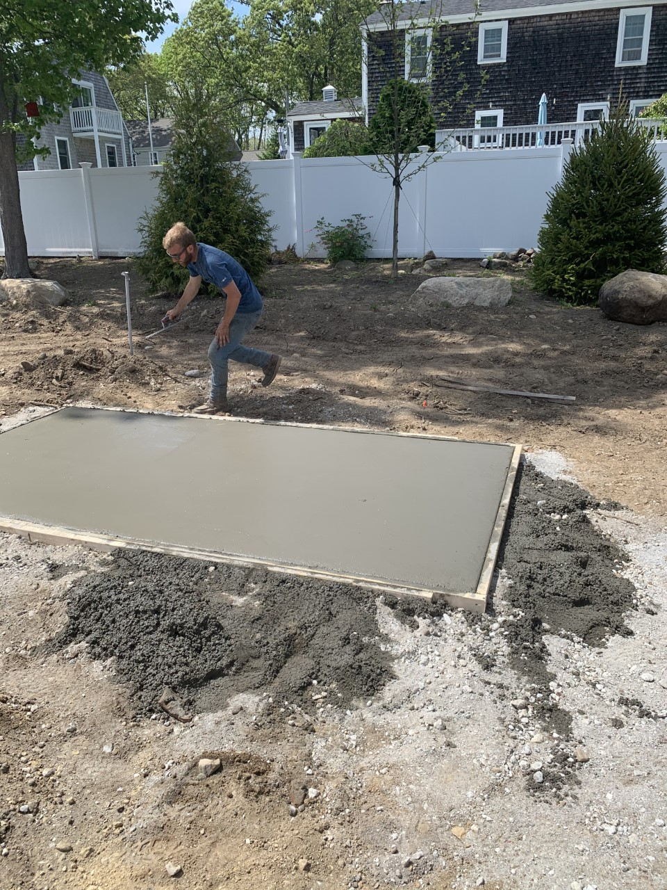 Steve Doing Concrete